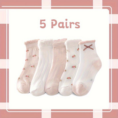 Girl clothing  5pcs Girls'  Socks