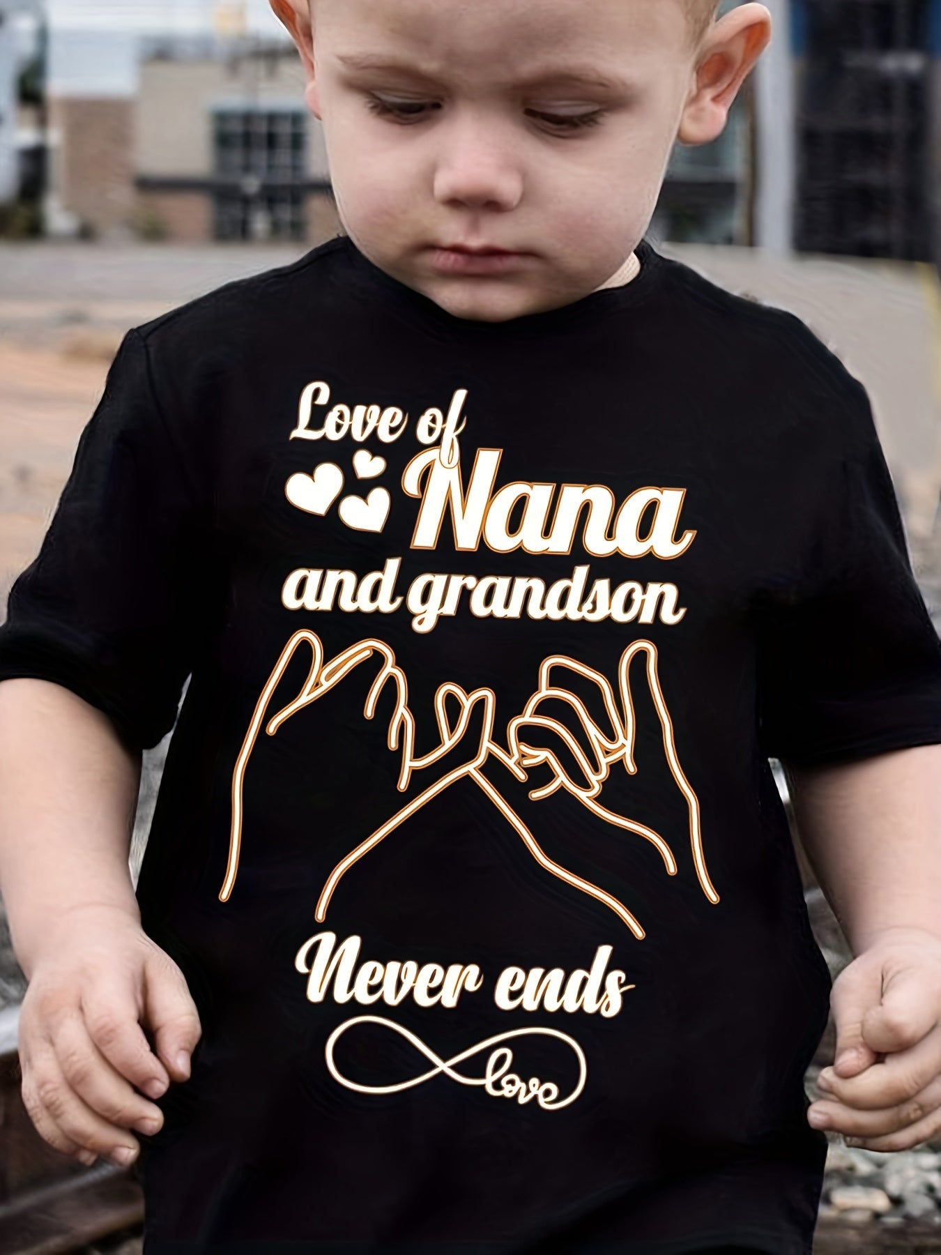 Boy clothing  Love Nana And Grandson T-shirt, Casual Short Sleeve