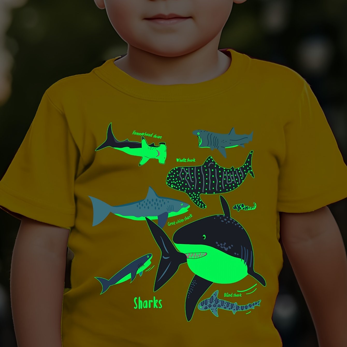 Boy clothing  Shark Print Boys T-Shirt