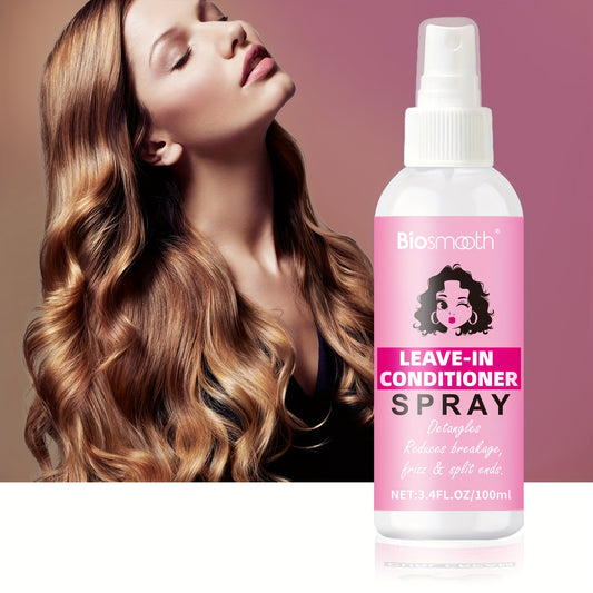 Style & Shine Hair  Leave-in Conditioner Spray, Anti Frizz Formula, Add Volume And Texture Instantly, Suitable For All Hair Types