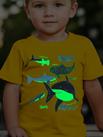 Boy clothing  Shark Print Boys T-Shirt